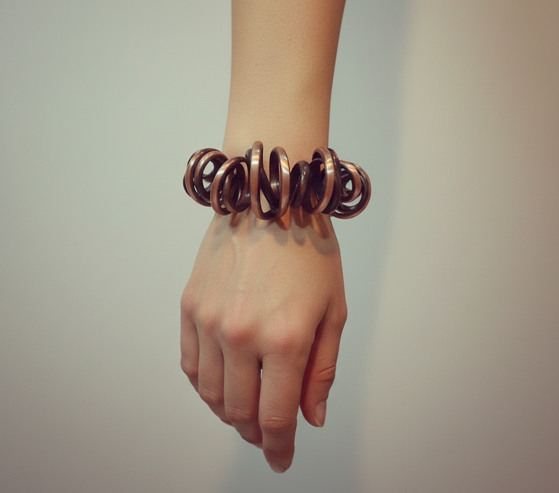 Copper Spiral Bracelet