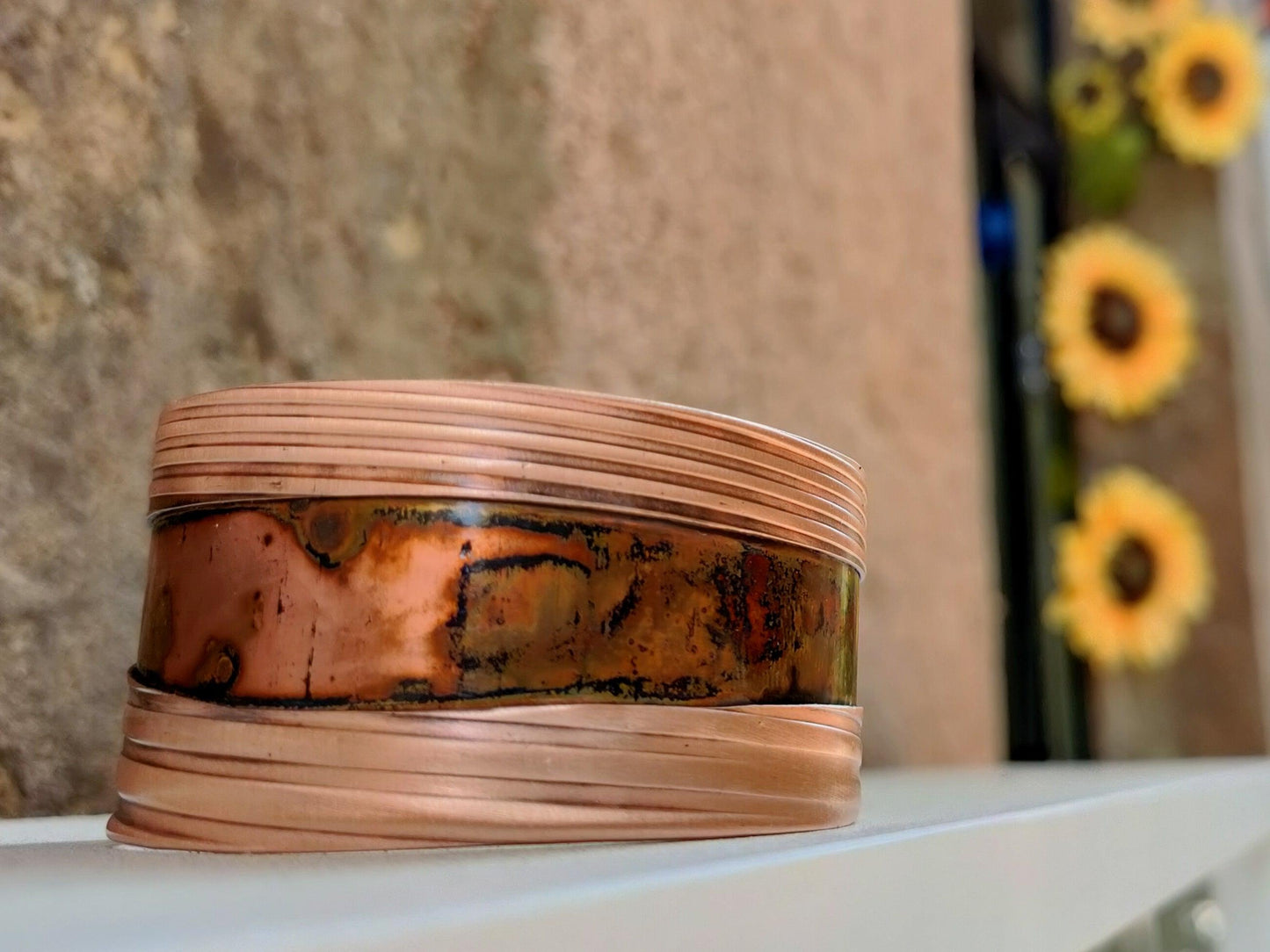 Brazalete de cobre - Amparo Valencia Joyas