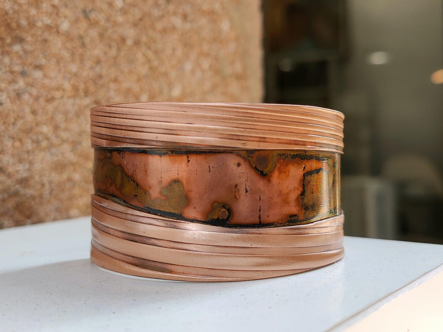 Brazalete de cobre - Amparo Valencia Joyas