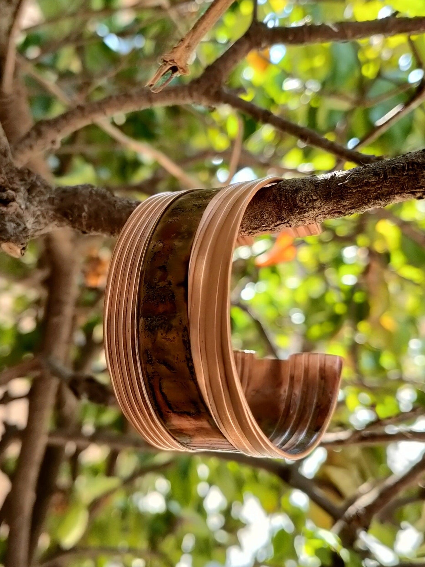Brazalete de cobre - Amparo Valencia Joyas