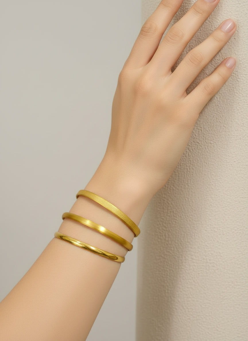 Esclava chapada en oro